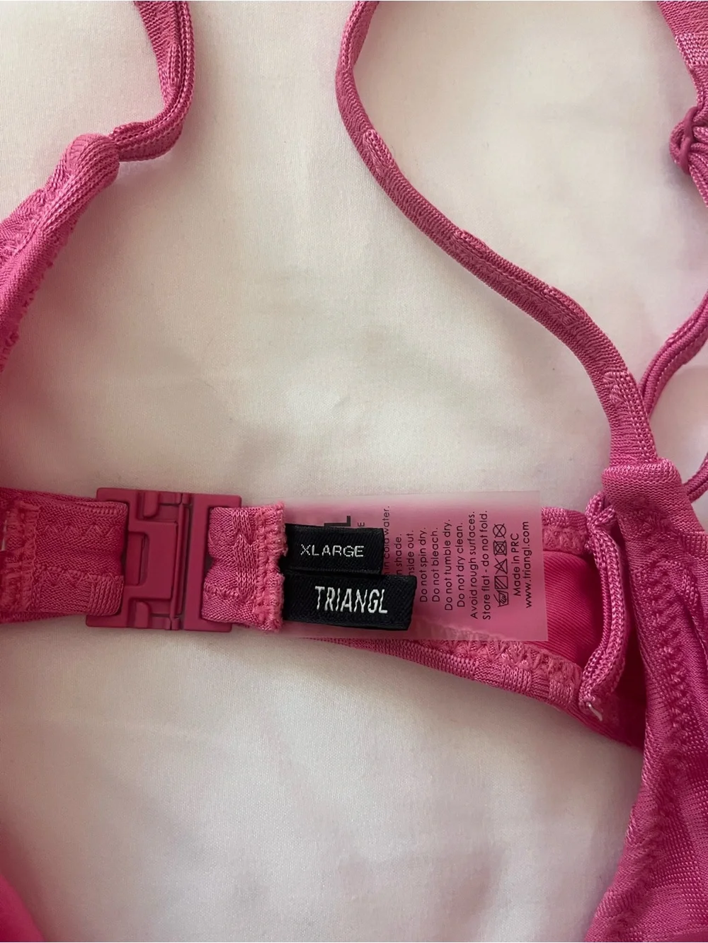 triangl swimwear Pink Bralette Bikini Top